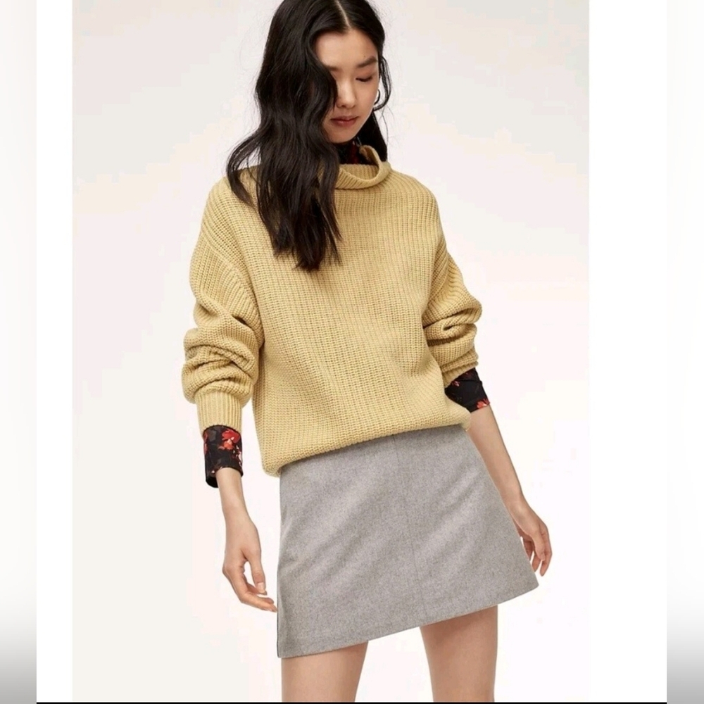Wilfred Gray Mini Skirt
